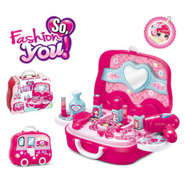  Portable Makeup & Dressing Table Toy | 0112-04 Kids briefcase style playset