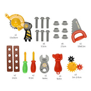 Kids Briefcase Style Deluxe Tool Playset|