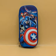 Superhero Characters Theme 3D Pencil Pouch