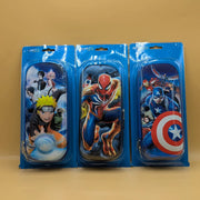 Superhero Characters Theme 3D Pencil Pouch
