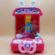 Mini Doll Grabber Machine Toy with Light & Sound