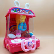 Mini Doll Grabber Machine Toy with Light & Sound