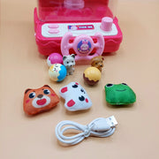 Mini Doll Grabber Machine Toy with Light & Sound