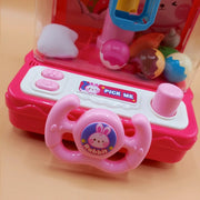 Mini Doll Grabber Machine Toy with Light & Sound