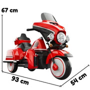 Kids Electric Ride-On Touring Bike | 1288 Kids 3 Wheels Harley Davidson Bike