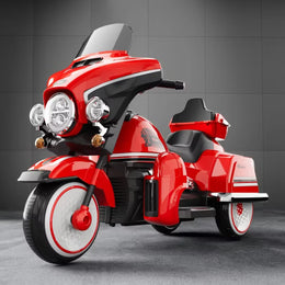 Kids Electric Ride-On Touring Bike | 1288 Kids 3 Wheels Harley Davidson Bike