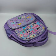 Cute Cartoon Purple School Bag for Girls | Unicorn Backpack