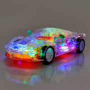 Transparent Body R/C Car with LED Lights | Gear Action Concept Car
