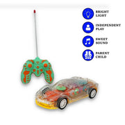 Transparent Body R/C Car with LED Lights | Gear Action Concept Car