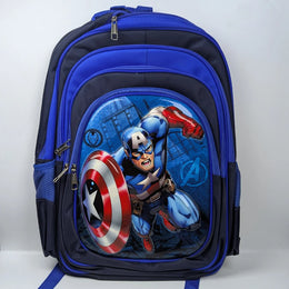 Captain America Theme School Bag | Marvel Avengers Backpack