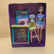 Fashion Girl Doll Sewing Playset with Accessories