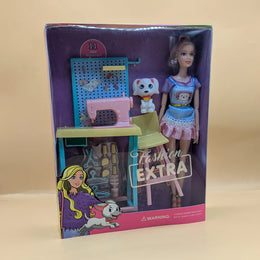 Fashion Girl Doll Sewing Playset with Accessories