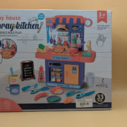 Interactive Play House Kitchen Set | Spray Kitchen