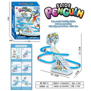 Penguin Slide Racing Track Set With Light Music 2021-4