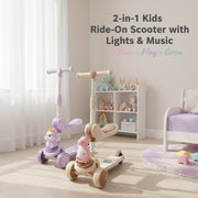 2-in-1 Kids Scooty with Seat