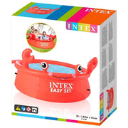 INTEX Happy Crab Easy Pool Set 6 Feet | Inflatable swimming pool