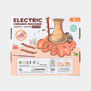 Electric Pottery Machine for Kids – DIY Ceramic Painting & Creative Clay Wheel Set