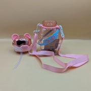 Stylish Bear Shaped Water Bottle with Strap | 2692