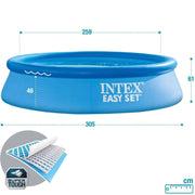 INTEX Easy Set Inflatable Puncture Resistant Pool 28116 | Swimming Pool