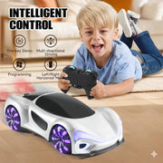 Remote Control Energy Concept Car with Drift, Lights, Music & Steam Spray – Rechargeable RC Electric Car