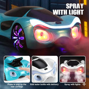 Remote Control Energy Concept Car with Drift, Lights, Music & Steam Spray – Rechargeable RC Electric Car