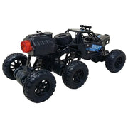 6-Wheel Spray Rock Crawler RC Car with Smoke Effect & Off-Road Suspension