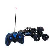 6-Wheel Spray Rock Crawler RC Car with Smoke Effect & Off-Road Suspension