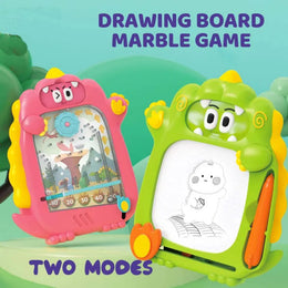 2 in 1 Writing Drawing Board Marble Game | Educational Toy
