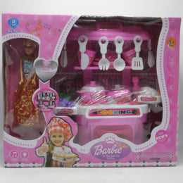 Doll Kitchen Playset With Lights Sound