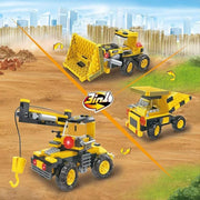 COGO 3 in 1 Block Construction Vehicle Building Set | 3029 Creative Block
