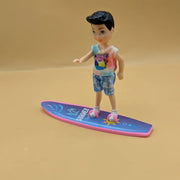 Summer Theme Doll Set with Surfboard