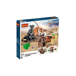 COGO 3 in 1 Western Gold Digger Building Block Set | 3069 Kids Creativity