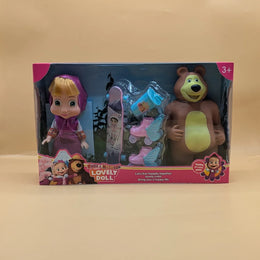 Masha and the Bear Lovely Doll Set with Accessories