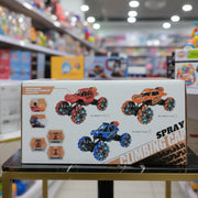 2.4GHz RC Stunt Climbing Truck with Smoke Spray, LED Lights & 360° Drift Action