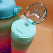 3 in 1 Motivational Water Bottle Set