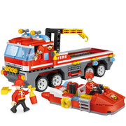 COGO Beach Rescue Team Building Block Set | 4136 City Rescue Team Block
