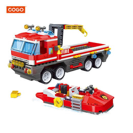 COGO Beach Rescue Team Building Block Set | 4136 City Rescue Team Block