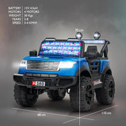 Kids Electric Mini Rover Style Jeep | Jeep with LED Lights and painted body