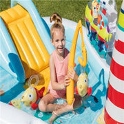 INTEX Fishing Fun Play Center Inflatable Kiddie Pool 57162 | Swimming Pool