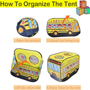 Kids Portable School Bus Play Tent House | 600-13 tent house