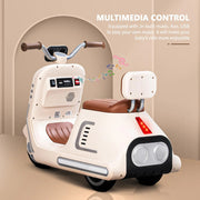 Kids Electric Ride-On Fancy Scooter | 6158 Vespa