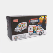 City Guardian Ambulance Vehicle Toy with Light and Sound | 62926 Rush & Rescue Toy