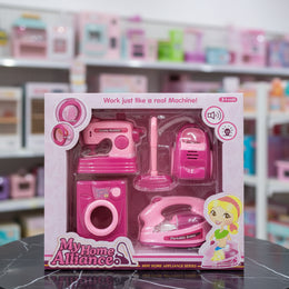 My Home Alliance Mini Home Appliance Toy Set for Kids | Pretend Play Household Kitchen Cleaning Toys