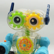Transparent Gear Robot Light & Sound