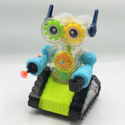 Transparent Gear Robot Light & Sound