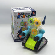 Transparent Gear Robot Light & Sound