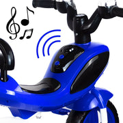 Kids Stylish Tricycle with Light & Music | 6688T Bike Shape Tricycle