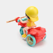 Cool Tricycle Stunt Toy with Lights & Music | 669B Stunt Bicycle