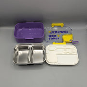 Double Compartment Kids Lunch Box Assorted | 6738