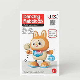 Cute Dancing Rabbit Musical Toy with Lights
